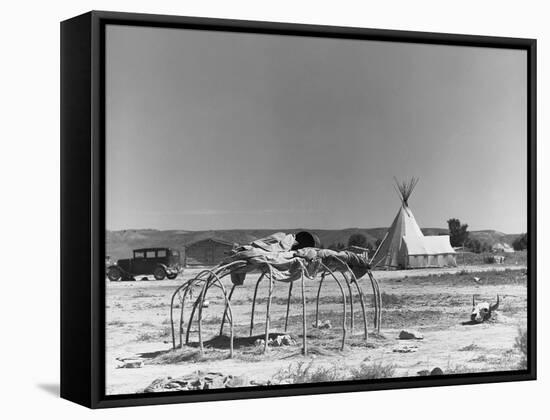 Cheyenne Sweathouse-Marion Post Wolcott-Framed Stretched Canvas