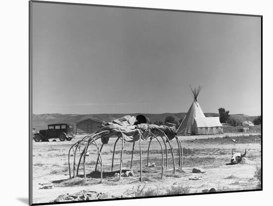 Cheyenne Sweathouse-Marion Post Wolcott-Mounted Photographic Print