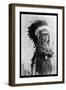 Cheyenne Warrior of the Future-Richard Throssel-Framed Art Print