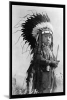Cheyenne Warrior of the Future-Richard Throssel-Mounted Art Print