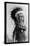 Cheyenne Warrior of the Future-Richard Throssel-Stretched Canvas