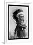 Cheyenne Warrior of the Future-Richard Throssel-Framed Art Print