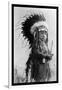 Cheyenne Warrior of the Future-Richard Throssel-Framed Art Print