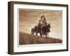 Cheyenne Warriors, 1905, Photogravure by John Andrew and Son (Photogravure)-Edward Sheriff Curtis-Framed Giclee Print