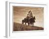 Cheyenne Warriors, 1905, Photogravure by John Andrew and Son (Photogravure)-Edward Sheriff Curtis-Framed Giclee Print