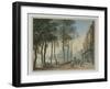 Cheyne Walk, Chelsea, 1816-John Varley-Framed Giclee Print
