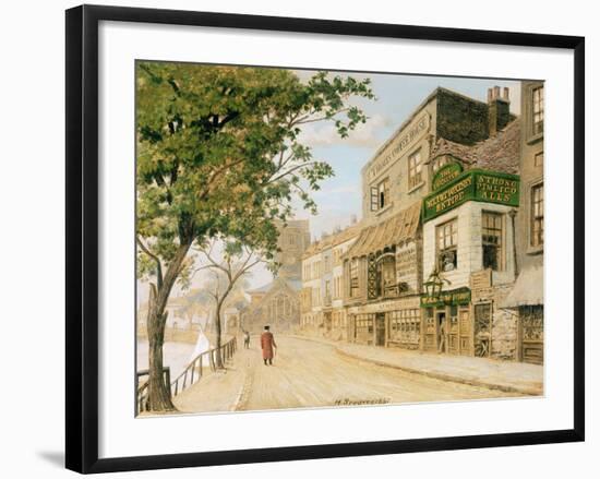 Cheyne Walk, Chelsea, 1857-Walter Greaves-Framed Giclee Print