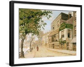 Cheyne Walk, Chelsea, 1857-Walter Greaves-Framed Giclee Print