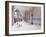 Cheyne Walk in Winter, London-John Sutton-Framed Giclee Print