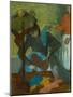 Chez la modiste (At the hat-makers) Pastel, 1905-1910-Edgar Degas-Mounted Giclee Print