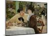 Chez le Pere Lathuille (At Pere Lathuille's)-Edouard Manet-Mounted Giclee Print