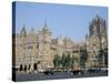 Chhatrapati Shivaji Terminus Railway Station, Unesco World Heritage Site, Mumbai-Tony Waltham-Stretched Canvas