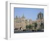 Chhatrapati Shivaji Terminus Railway Station, Unesco World Heritage Site, Mumbai-Tony Waltham-Framed Photographic Print