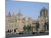 Chhatrapati Shivaji Terminus Railway Station, Unesco World Heritage Site, Mumbai-Tony Waltham-Mounted Photographic Print