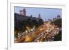 Chhatrapati Shivaji Terminus Train Station and Central Mumbai, India-Peter Adams-Framed Photographic Print