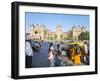 Chhatrapati Shivaji Terminus (Victoria Terminus), UNESCO World Heritage Site, Mumbai, Maharashtra S-Gavin Hellier-Framed Photographic Print