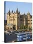 Chhatrapati Shivaji Terminus (Victoria Terminus), UNESCO World Heritage Site, Mumbai, Maharashtra S-Gavin Hellier-Stretched Canvas