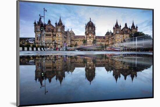 Chhatrapati Shivaji Terminus (Victoria Terminus), UNESCO World Heritage Site-Alex Robinson-Mounted Photographic Print