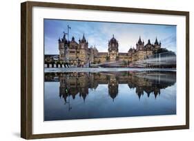 Chhatrapati Shivaji Terminus (Victoria Terminus), UNESCO World Heritage Site-Alex Robinson-Framed Photographic Print