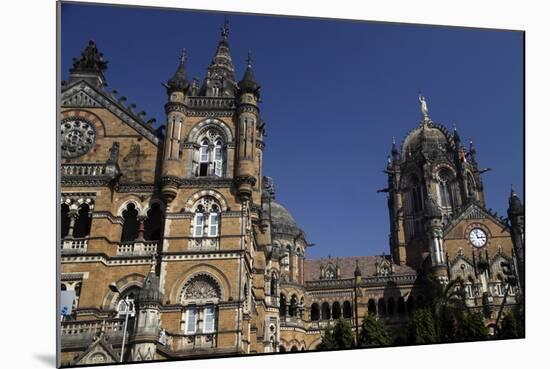 Chhatrapati Shivaji (Victoria) Terminus, Mumbai, India-Kymri Wilt-Mounted Photographic Print