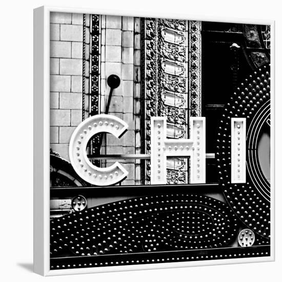 Chi B&W Sqaure-Gail Peck-Framed Photographic Print