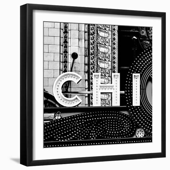 Chi B&W Sqaure-Gail Peck-Framed Photographic Print