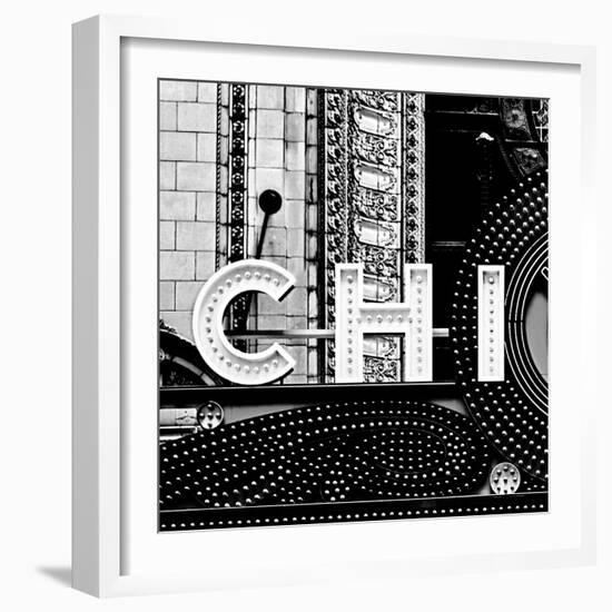 Chi B&W Sqaure-Gail Peck-Framed Photographic Print