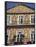 Chiado, Teramic Tile Pictures on House, Trindade, Lisbon, Portugal, Europe-Ken Gillham-Framed Photographic Print