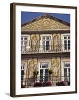 Chiado, Teramic Tile Pictures on House, Trindade, Lisbon, Portugal, Europe-Ken Gillham-Framed Photographic Print