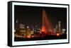 Chiago skyline Chicago White Sox  win-Patrick  J. Warneka-Framed Stretched Canvas