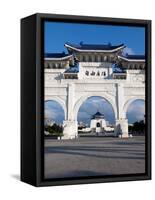 Chiang Kai Shek Memorial Hall Arch, Taipei, Taiwan, Asia-Charles Bowman-Framed Stretched Canvas