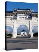 Chiang Kai Shek Memorial Hall Arch, Taipei, Taiwan, Asia-Charles Bowman-Stretched Canvas