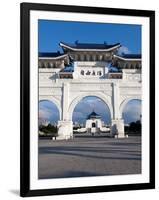 Chiang Kai Shek Memorial Hall Arch, Taipei, Taiwan, Asia-Charles Bowman-Framed Photographic Print