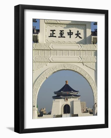 Chiang Kaishek (Chiang Kai-Shek) Memorial Park, Taipei City, Taiwan, China, Asia-Christian Kober-Framed Photographic Print