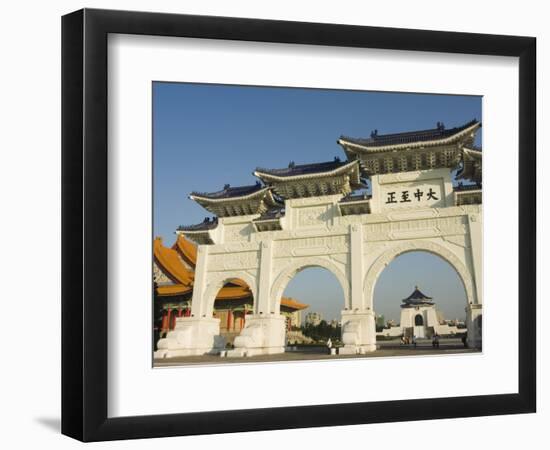 Chiang Kaishek Memorial Park, Taipei City, Taiwan-Christian Kober-Framed Photographic Print