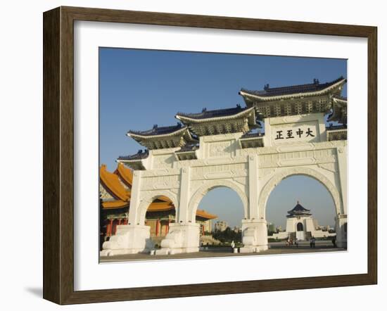 Chiang Kaishek Memorial Park, Taipei City, Taiwan-Christian Kober-Framed Photographic Print