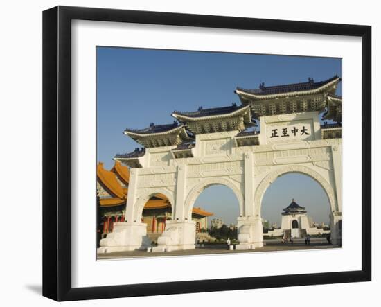 Chiang Kaishek Memorial Park, Taipei City, Taiwan-Christian Kober-Framed Photographic Print