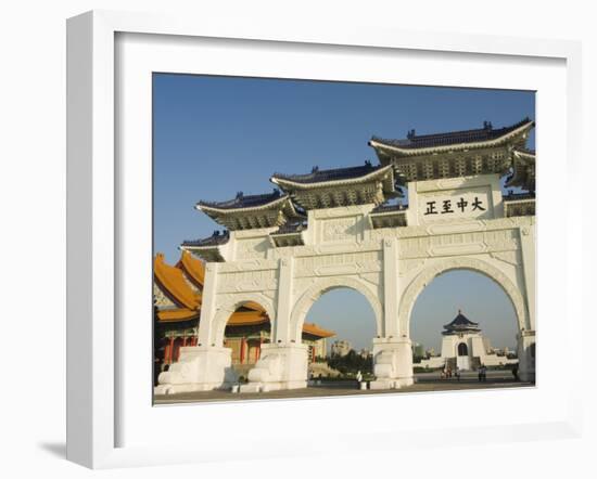 Chiang Kaishek Memorial Park, Taipei City, Taiwan-Christian Kober-Framed Photographic Print