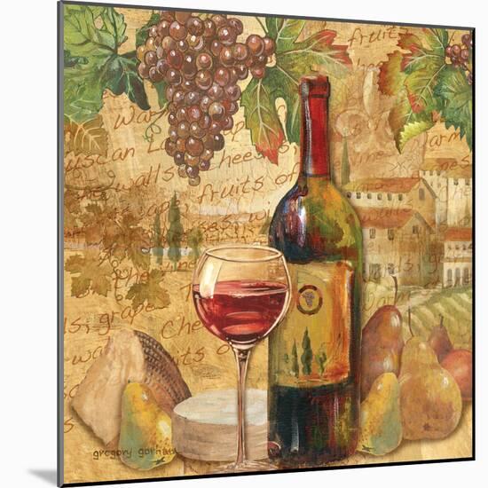 Chianti Abundance - Wine-Gregory Gorham-Mounted Premium Giclee Print