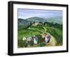 Chianti Classico, Villa Trasqua-Margaret Loxton-Framed Premium Giclee Print