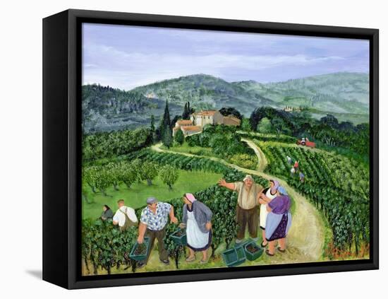 Chianti Classico, Villa Trasqua-Margaret Loxton-Framed Stretched Canvas