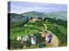 Chianti Classico, Villa Trasqua-Margaret Loxton-Stretched Canvas