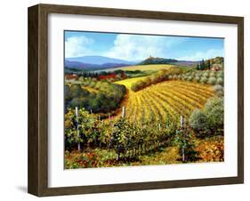 Chianti Vineyards-Michael Swanson-Framed Art Print