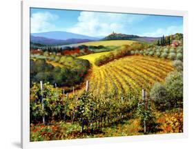 Chianti Vineyards-Michael Swanson-Framed Art Print