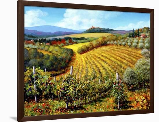 Chianti Vineyards-Michael Swanson-Framed Art Print