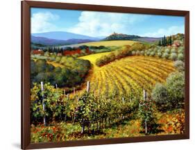 Chianti Vineyards-Michael Swanson-Framed Art Print