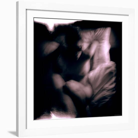 Chiara in the Nude Blindfolded-Edoardo Pasero-Framed Photographic Print