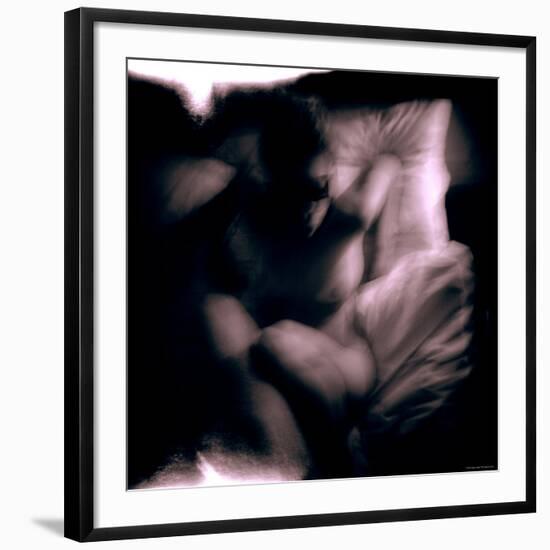 Chiara in the Nude Blindfolded-Edoardo Pasero-Framed Photographic Print