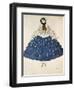 Chiarina, Design for a Costume for the Ballet Carnival Composed by Robert Schumann, 1919-Leon Bakst-Framed Giclee Print