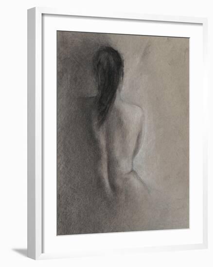 Chiaroscuro Figure Drawing II-Ethan Harper-Framed Art Print